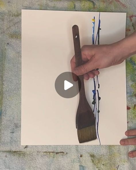 Tela, Painting With Watercolors Ideas, Hot Press Watercolor Painting, Art For Non Artists, Watercolor On Canvas Ideas, Abstract Watercolor Art Tutorial, Watercolor Landscape Abstract, Diy Watercolor Painting Ideas, Making Watercolor Paint