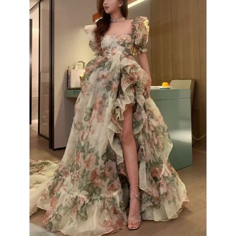 Just found this amazing item on AliExpress. Check it out! $29.09 40％ Off | 2023 Summer Even Floral Dress Women Casual Short Sleeve Long Dress Office Lady Birthday Party Formal Dress Korean Holiday Chic Chiffon Maxi Dress Summer, Vogue Vintage, Robes Vintage, Floral Party Dress, France Vintage, Fairytale Fashion, Vintage Summer Dresses, Prom Dress Inspiration, Vintage Floral Dress