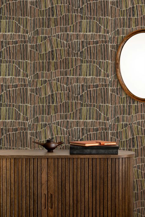 Mitchell Black Wallpaper, Cocoa Wallpaper, Monitor Room, Trip To Jamaica, Olive And Cocoa, Jamaica Travel, Waves Wallpaper, Fresh Linen, Stone Pattern