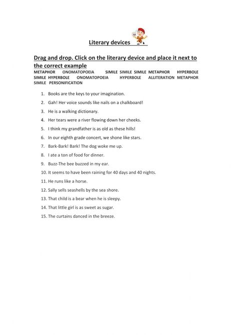 Literary Devices Worksheet, Sound Devices In Poetry, Poetry Worksheets, Poetic Devices, Classroom Preparation, Reading Pictures, Letter Blends, Teaching College, Guitar Chords And Lyrics