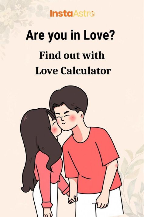 Checking Love% is a good idea before getting involved in a relationship. Use our free Love Calculator before getting into a relationship with someone you like. Love Percentage Game, Before Getting Into A Relationship, Love Compatibility Test, Getting Into A Relationship, Calculator Words, Compatibility Test, Love What Matters, Love Test, Love Percentage
