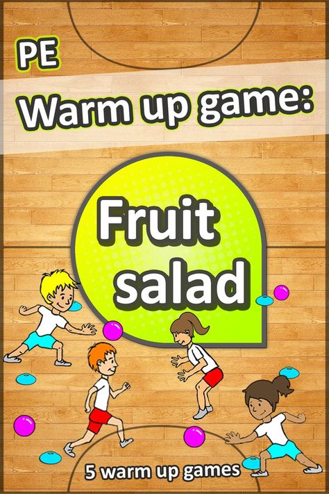 5 super fun and easy to setup warm up games for PE - Great for grades K-6. Watch the how to teach videos and download the sport lesson plans now! Sports And Recreation Games, Adaptive Pe Games, Prek Pe Games, Sport Games For Kids, Pe Games For Kindergarten, Sports Lesson Plans, Pe Games Elementary, Pe Lesson Plans, Gym Games For Kids