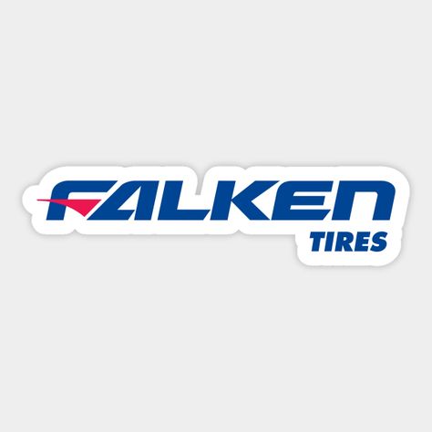 Falken Tires Logo -- Choose from our vast selection of stickers to match with your favorite design to make the perfect customized sticker/decal. Perfect to put on water bottles, laptops, hard hats, and car windows. Everything from favorite TV show stickers to funny stickers. For men, women, boys, and girls. Tires Logo, Falken Tires, Cool Stickers, Logo Sticker, Car Window, Hard Hats, Funny Stickers, Tires, Custom Stickers