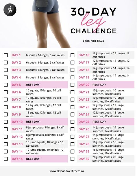 30 Day Cardio Challenge, 30 Day Leg Challenge, Complete Body Workout, Leg Challenge, Plie Squats, Cardio Challenge, Kiat Diet, 30 Day Abs, Challenges To Do