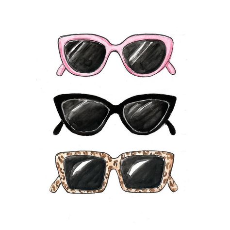 It's finally nice weather in The Netherlands! So take out your sunglasses 🕶 Which one is your favorite? . . #spring #sunglasses… Kawaii, Sunglasses Women Drawing, Sunglasses Illustration Drawing, Sunglasses Sketch, Edgy Illustration, Black Fashion Illustration, Cookie Painting, Sunglasses Illustration, Accessories Design Sketch