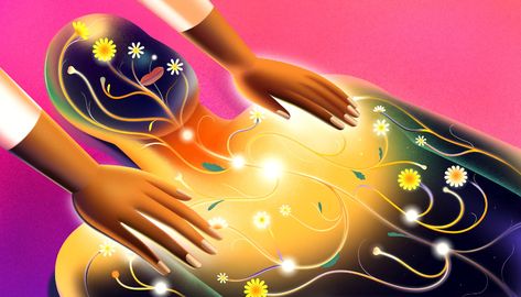 Medicine’s Wellness Conundrum | The New Yorker Therapy Illustration, New Yorker Art, Medicine Illustration, Ben Jones, Winter Dance, Healing Touch, The Future Is Now, Contemporary Music, Alternative Therapies