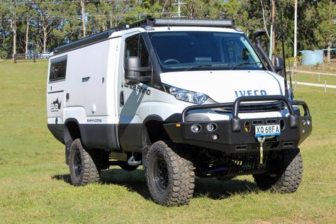 EVA launches Iveco Daily 4x4 White Rhino - Unsealed 4X4 Iveco Daily Camper, Iveco Daily 4x4, Best Off Road Vehicles, Bus Motorhome, Rc Vehicles, White Rhino, Adventure Campers, Expedition Truck, Body Control