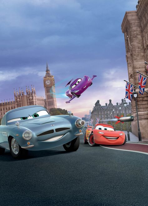 Cars 2 (2011) Cars 2 Wallpaper, Cars The Movie, Cars 2 Movie, Flash Mcqueen, Disney Cars Wallpaper, Disney Cars Movie, Cars (disney) Party, Cars Pixar, Wallpapers For Phone