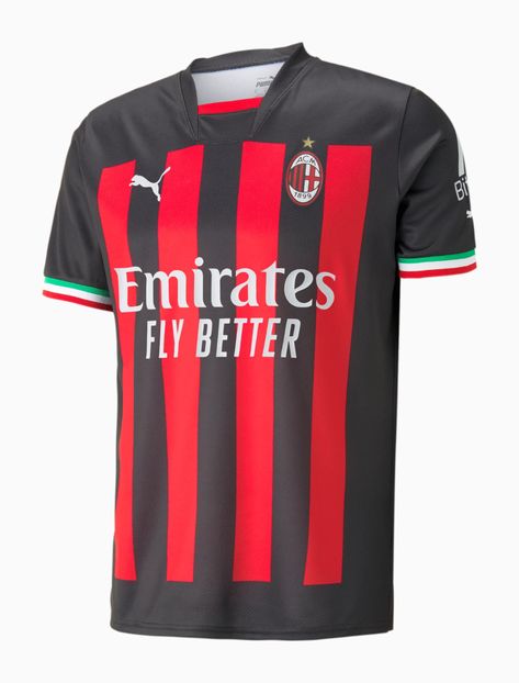 Ac Milan Jersey 2022/2023, Pullover Designs, Football Kits 2022/23, Ac Milan Jersey, Ac Milan Shirt, Ac Milan Kit, Alessio Romagnoli, Milan Football, Jersey Designs