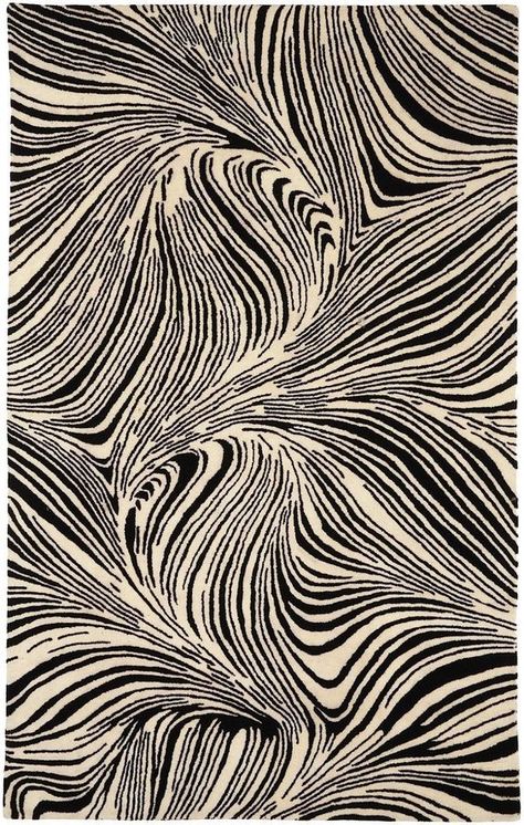 Black And White Fabric Prints, Safari Rug, Motifs Organiques, Grafika Vintage, Safari Pattern, Zebra Rug, Lines Design, Doodle Pattern, Surya Rug