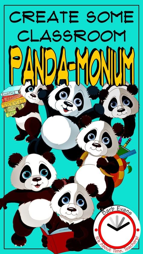 Panda Classroom Decorations, Panda Classroom, Word Wall Classroom, Math Word Wall, Hand Washing Poster, Line Math, Verses For Kids, Kindergarten Morning Work, Math Word Walls