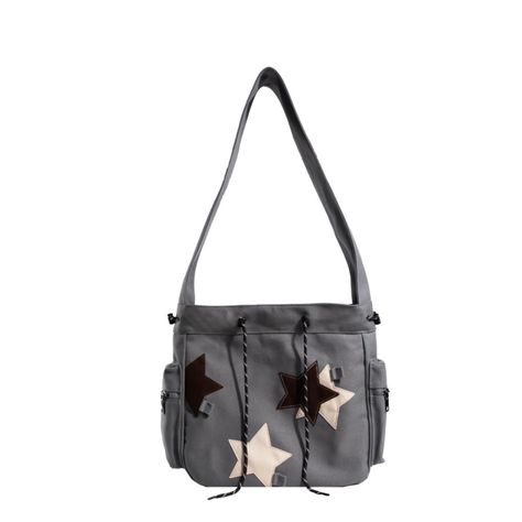 PRICES MAY VARY. material; made of canvas fabric, which is wear-resistant and good in texture, durable to use. size:14.57x12.2x6.69inch. big enough for your daily belongings. You can easily take your iPad, cell phone, wallet, makeup design:This aesthetic messenger bag with star pattern and bright colors is both cute and fashionable.The star stickers on this messenger bag are sewn on, not easy to peel off and machine washable. You can also use other pins you have to diy this bag. The shoulder str Kawaii, Patchwork, Aesthetic Messenger Bag, Star Messenger Bag, Y2k Tote Bag, Aesthetic Shoulder Bag, Japanese School Bag, Kawaii Purse, Cute Messenger Bags