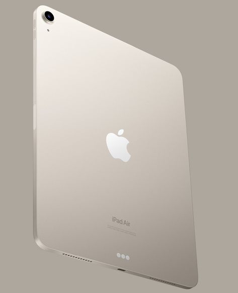 iPad Air - Apple Ipad And Apple Pencil Aesthetic, Ipad Air Starlight, Ipad Air Aesthetic, Apple Ipad Air 2022, Ipad White, Air Aesthetic, Aesthetic Ipad, Ipad Pro Apple, Ipad Air 5