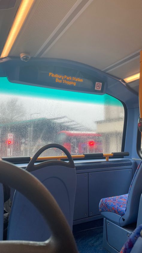 London Bus, London Bus Aesthetic, Aesthetic Raining, Ride Aesthetic, Oxford London, Buses And Trains, London Aesthetic, Bus Ride, Bus Station