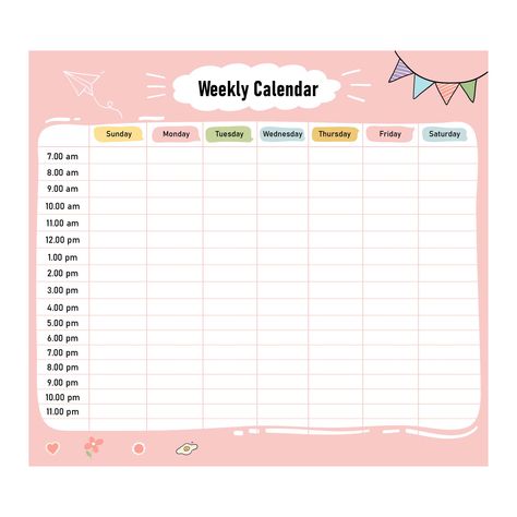 Organisation, School Weekly Schedule Printable, Time Slots Template, 2023 Weekly Calendar Printable Free, Study Schedule Template Free Printable, Weekly Calendar Design, Cute Calendar 2023 Free Printable, Time Schedule Design, Weekly Calendar Printable Free