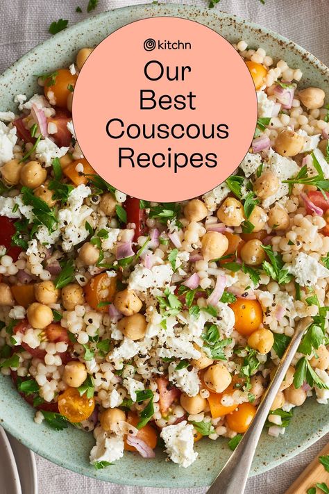 Couscous Side Dishes Dinner, Couscous Add Ins, Mediterranean Recipes With Couscous, Couscous Salad Chicken, Couscous, Meal With Couscous, Couscous Broccoli Recipes, Pearled Couscous Recipes Side Dishes, Best Pearl Couscous Recipe