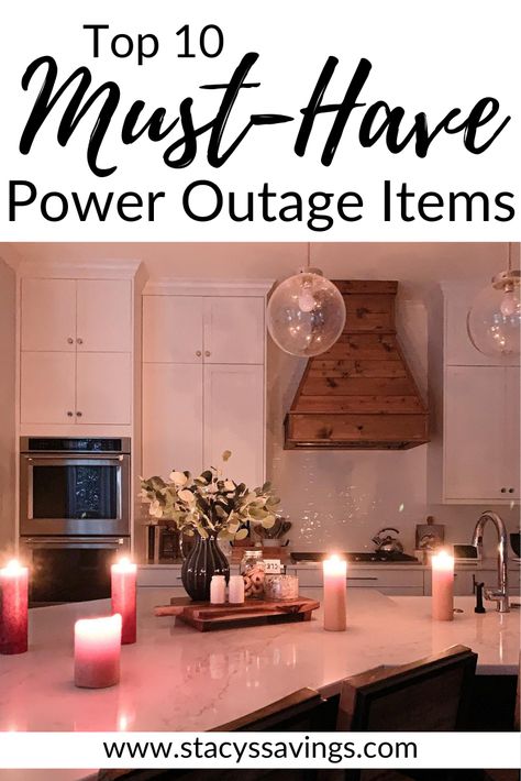 10 must-have items to survive rolling blackout power outages. The Ultimate list of products to have before you lose power. Emergency Kit For Apartment, Emergency Kit Home Power Outage, Power Outage Emergency Kit, Emergency House Kit, Emergency Kit For House, Easy Emergency Preparedness, What To Do In A Power Outage, Power Outage Light Ideas, What To Have In An Emergency Kit
