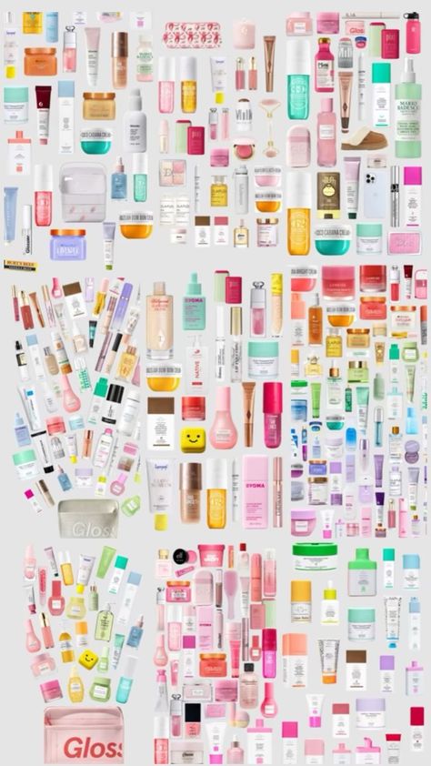 Discover your perfect skincare routine with our free samples, tailored to address your unique skin concerns and preferences.  #skincare Glossier Preppy, Girly Christmas Gifts, Lila Make-up, Good Skin Care, Flot Makeup, Preppy Gifts, Sephora Skin Care, Basic Skin Care Routine, Preppy Pink