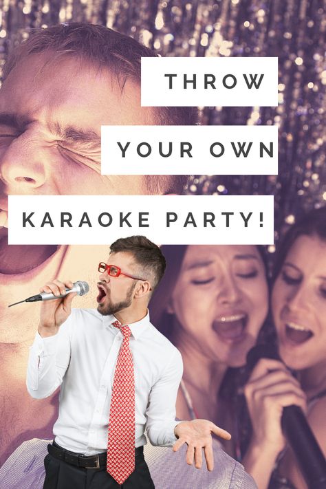 Karaoke Event Ideas, 30th Birthday Karaoke Party, Bachelorette Karaoke Party, Karaoke Engagement Party, Karaoke Party Food Ideas, 40th Birthday Entertainment Ideas, How To Host A Karaoke Party, Karaoke Games Ideas, Karaoke Dance Party Ideas