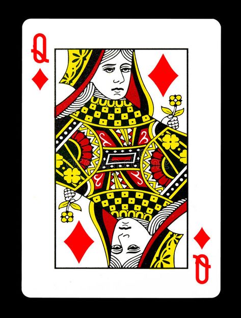 Queen of Diamonds playing card,. Isolated on black background #Sponsored , #AD, #paid, #Diamonds, #black, #background, #playing Queen Of Diamonds Card, Queen Of Diamonds, King Of Spades, Meaningful Drawings, Gambling Tattoo, Card Tattoo, Playing Card, Background Image, Presentation Design