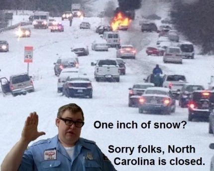 20 Hilarious Jokes For North Carolinians With A Sense Of Humor Funny Sayings, Snow Meme, Weather Jokes, Hunting Jokes, Snow Humor, Winter Survival, Laugh At Yourself, Bones Funny, Funny Things