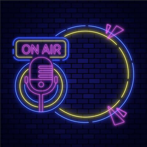 Hiphop Logo, On Air Radio, Frames Design Graphic, Laser Signs, Neon Frame, Neon Png, On Air Sign, Dj Images Hd, Free Psd Flyer Templates