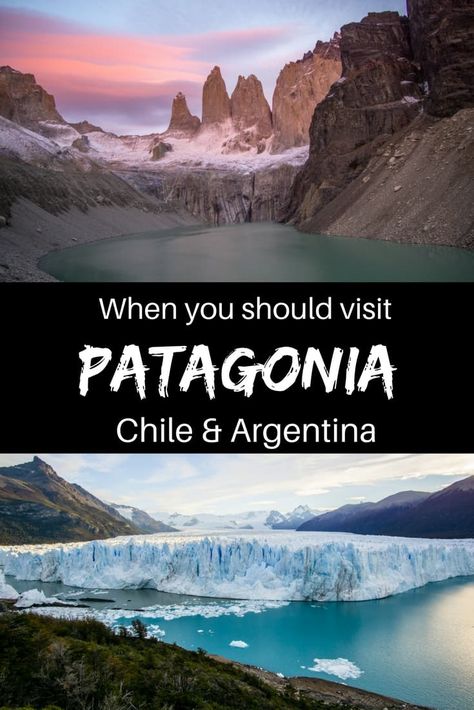 When you visit a place so distant, it requires thorough planning. Do you want to know when is the best time to visit Patagonia so you can get ready for maybe once in a lifetime trip to the end of the world? I’m glad you said yes. Read on. Best time to visit Patagonia | Weather in Patagonia | Chile | Argentina | Patagonia #chile #argentina #patagonia #southamerica #adventuretravel Travel Chile, Argentina Patagonia, Patagonia Travel, Travel Argentina, Visit Chile, Egypt Resorts, Visit Argentina, Latin America Travel, Backpacking South America