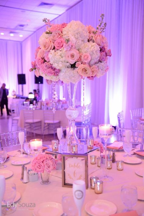 Rustic Wedding Decorations, Blush And White Wedding, White Wedding Centerpieces, Sweet 15 Party Ideas, Sweet 15 Party Ideas Quinceanera, Quinceanera Centerpieces, Pink Quince, Quinceanera Planning, Quince Decorations