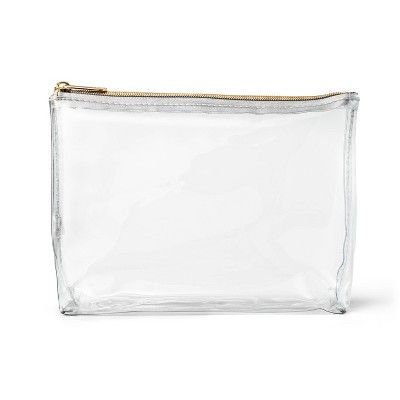 Target Makeup Bag, Sonia Kashuk Makeup Bag, Traveling Essentials, Target Makeup, Clear Makeup Bag, Large Pencil Case, Clear Makeup Bags, Sonia Kashuk, Makeup Bag Organization