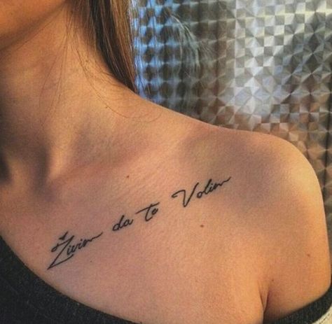 Živim da te Volim ~ ich lebe um zu Lieben Little Tattoos, Volim Te Tattoo, Balkan Tattoo, Mirror Selfie With Flash, Volim Te, Cute Little Tattoos, Minimal Tattoo, Body Image, Tattoo Artist