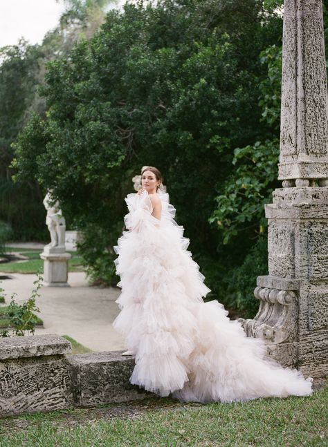 Hollywood Wedding, Millia London, Villa Astor, Vizcaya Museum, Luxury Inspiration, Moon Wedding, Fairytale Fashion, Pink Cloud, Wedding Editorial