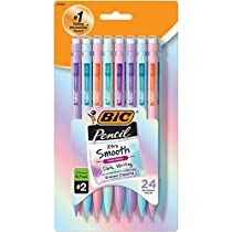 Bic Mechanical Pencils Pastel, Dark Writing, Bic Mechanical Pencils, Bic Pencils, Writing Leads, Middle School Supplies, Preppy School Supplies, Pretty School Supplies, Biology Projects