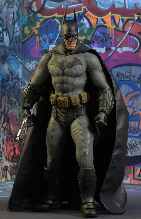 Arkham City Batman sixth scale action figure by Hot Toys Figurine, Arkham City Batman, Batman Suit, Batman Toys, Batman Action Figures, Caped Crusader, Batman Figures, Batman Arkham City, Arkham City