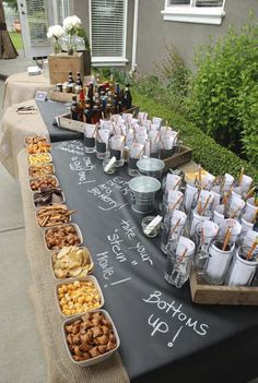 Tolle Deko-Idee für den Männergeburtstag - 40th birthday party ideas for men - Google Search Burger Bar, Beer Tasting Parties, Beer Party, Tasting Party, Festa Party, Beer Tasting, Adult Birthday Party, Garden Parties, 30th Birthday Parties