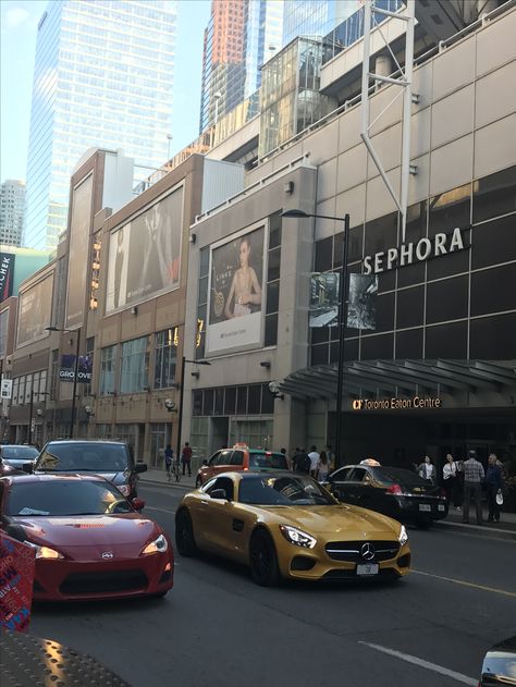 Fate of the Furious, as seen in Toronto Eaton Centre. Eaton Centre Toronto, Toronto Eaton Centre, Student Exchange, Eaton Centre, Fate Of The Furious, Exchange Student, The Furious, 17th Birthday, Super Cars