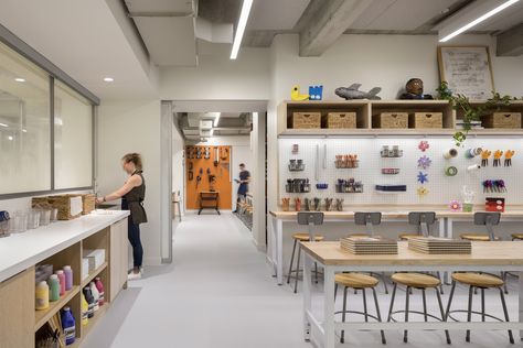Gallery of Blue School / Rockwell Group - 13 Organisation, Makerspace Design, Classe D'art, Maker Labs, Rockwell Group, Knoll Furniture, Stem Lab, Innovation Lab, School Interior