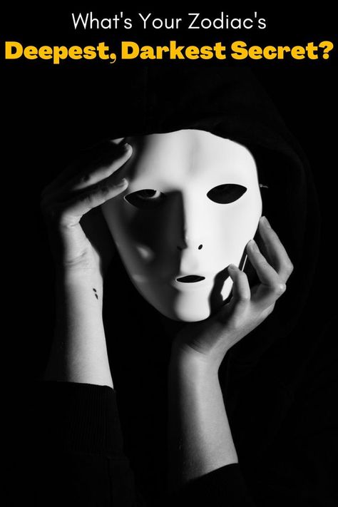 The Deepest Darkest Secrets Of Each Zodiac Revealed Deepest Darkest Secrets, Mask Photoshoot, Dark Mask, Mask Photography, Drama Masks, Wattpad Background, Mask Aesthetic, Moon Reading, Theatre Masks