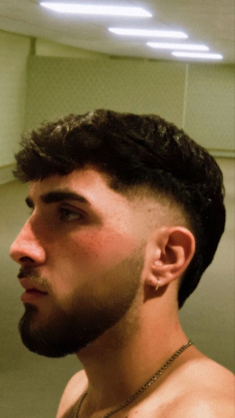 Modern Mullet Fade Mens, Men's Mullet Hairstyle, Modern Mullet Mens Short, Modern Mullet Fade, Mid Taper Mullet, Tapered Mullet Men, Taper Mohawk, Hairstyles Mohawk, Mullet Hairstyles