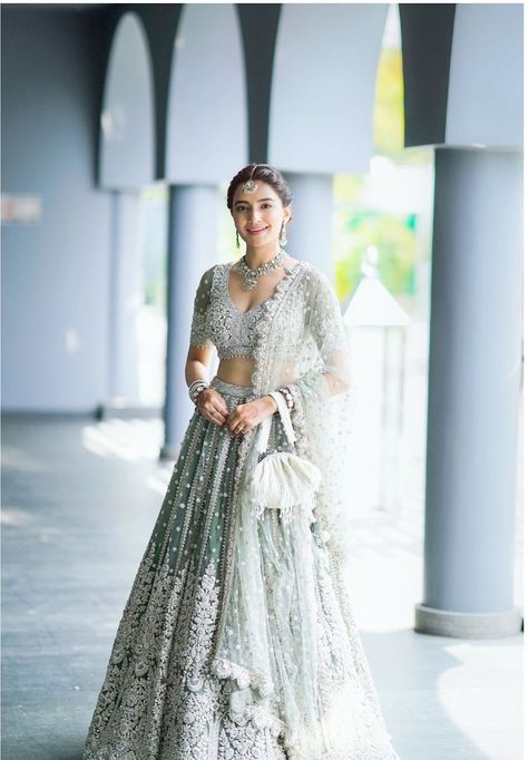 Lehenga For Bride's Sister, Frontier Raas, Rukshar Dhillon, Brides Sister, Trendy Bridesmaids, Bridesmaid Lehenga, Indian Bride Outfits, Wedding Lehenga Designs, Lehenga Wedding