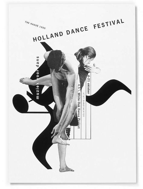 Studio Dumbar: Holland Dance Festival Visual Identity & Promotional Campaign Contemporary Dance, Modern Dance, Dance Poster Design, Ballet Posters, Music Flyer, Dance Poster, Theatre Poster, Poster Series, Graphic Design Layouts