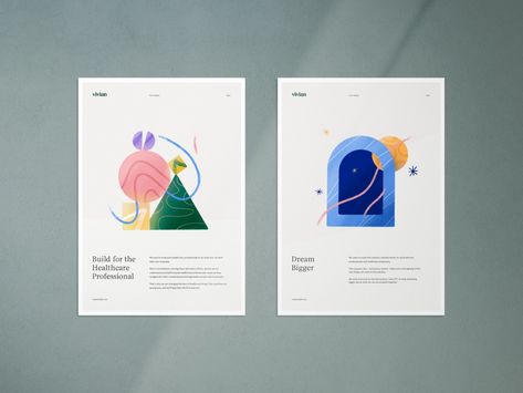 Core Values by Rishad for Vivian Health on Dribbble Values Graphic Design, Core Values Poster, Values Poster, Empty State, Employee Handbook, Learning Design, Core Values, Annual Report, Creative Professional