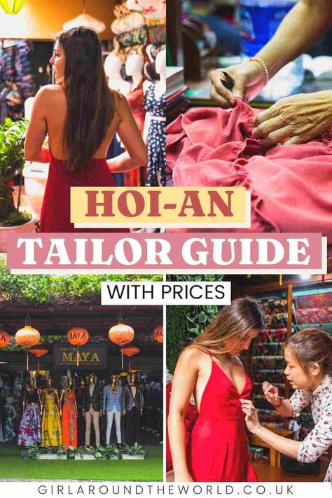 Tailor Made Dresses, Vietnam Dress Fashion, Hoi An Shopping, Asian Vacation Outfits, Vietnam Tailor Dress, Vietnam Trip Outfit Women, Vietnam Outfit Ideas Women, Tailored Clothes Vietnam, Hoi An Tailor Dress