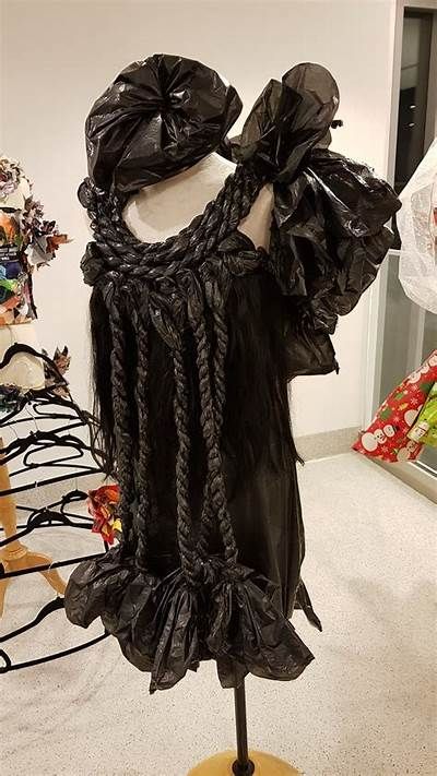 Trash bag dress