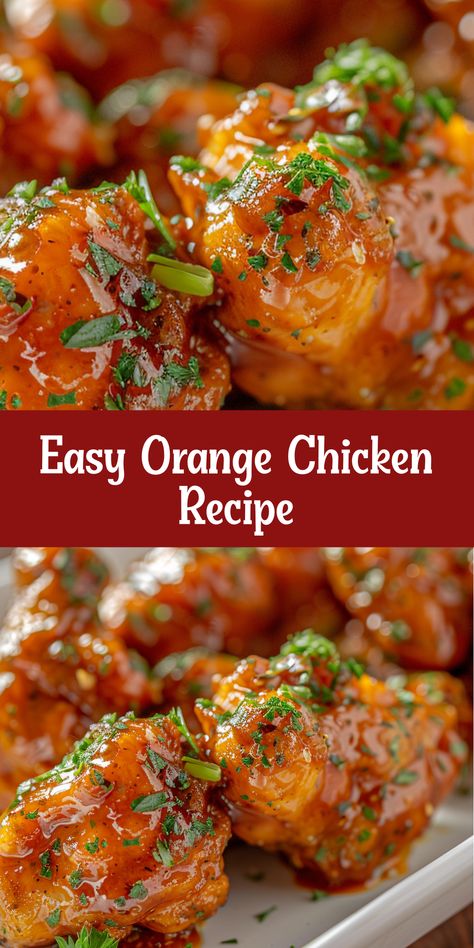 Discover an easy orange chicken recipe that’s perfect for a quick and delicious meal. Chicken Recipes Orange Chicken Recipe, Orange Marinated Chicken, Home Made Orange Chicken Recipe, Orange Chicken Thighs Recipe, Diy Orange Chicken, Orange Chicken Glaze, Instapot Orange Chicken, Fried Orange Chicken Recipe, Orange Chicken Recipe Air Fryer