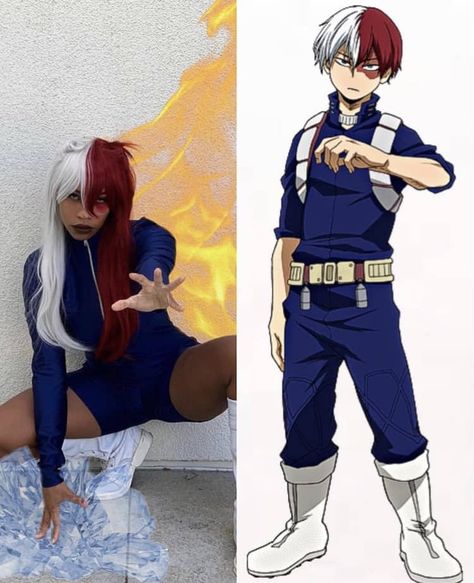 Minions, Easy Anime Cosplay, Halloween Costume Anime, Todoroki Cosplay, Character Halloween Costumes, Easy Cosplay Ideas, Anime Cosplay Ideas, Couples Halloween Outfits, Easy Cosplay