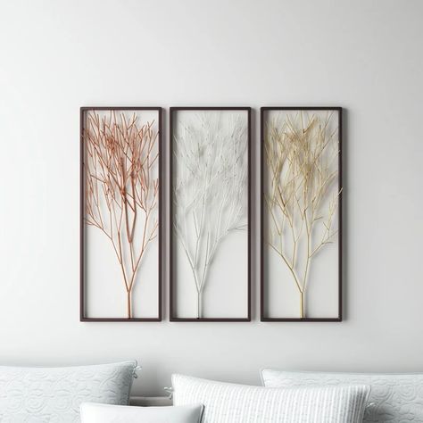 Modern Wall Decor Ideas, Wall Paint Patterns, Modern Wall Paneling, Moody Wallpaper, Girly Apartment Decor, Tree Wall Decor, House Decorations, Accent Wall Decor, Wall Decor Set