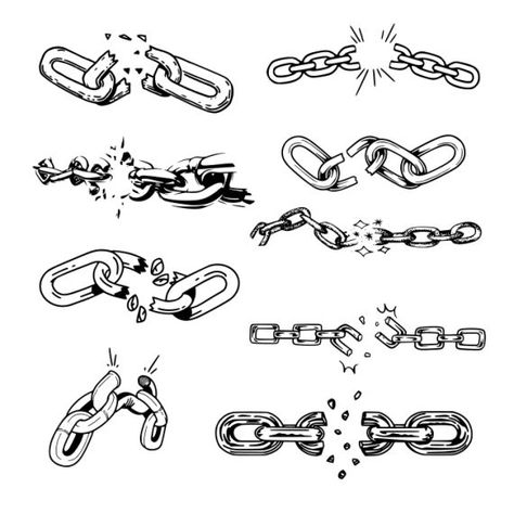 File format: EPS, SVG (zipped) File size: 619.3 KB Download (broken-chain-tattoo-set-vector.zip) Chain Flash Tattoo, Chain Link Tattoo Design, Chain Break Tattoo, Traditional Chain Tattoo Design, Under Finger Tattoo, Traditional Chain Link Tattoo, Break The Chain Tattoo, Broken Chain Tats, Small Chain Tattoo