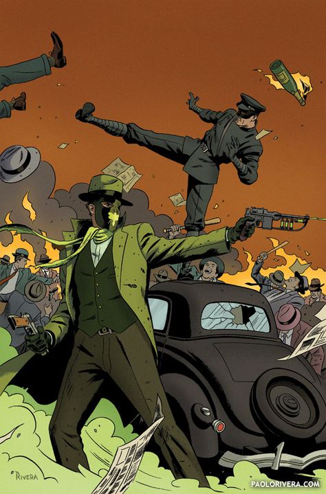 The Self-Absorbing Man: Green Hornet #13 Cover #greenhornet Hornet, Humberto Ramos, Paolo Rivera, The Green Hornet, Absorbing Man, Green Hornet, The Lone Ranger, Bristol Board, Pahlawan Super