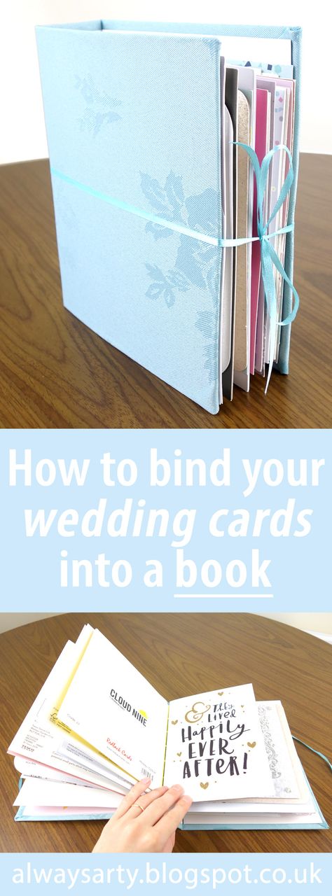 Wedding Card Album Ideas, How To Keep Cards Ideas, Organisation, Wedding Card Book Diy, Wedding Cards Storage, Saving Wedding Cards Ideas, How To Bind Greeting Cards, Display Wedding Cards, Wedding Card Keepsake Ideas Diy