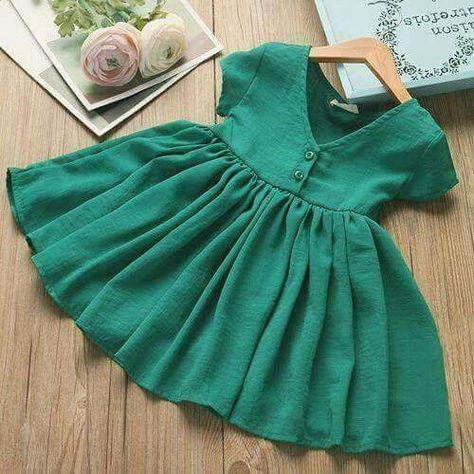 Frock For Baby Girl, Frocks Ideas, Baby Frock Designs, Model Rok, Kids Dress Collection, Girls Dresses Diy, Sewing Baby Clothes